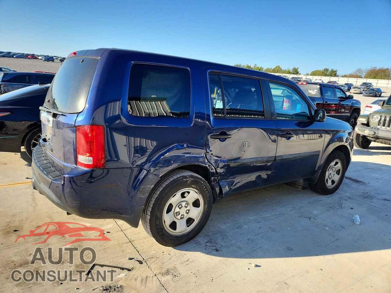HONDA PILOT 2013 - 5FNYF3H21DB027367