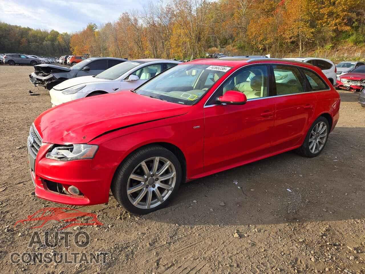 AUDI A4 2012 - WAU4FAFL8CA079307