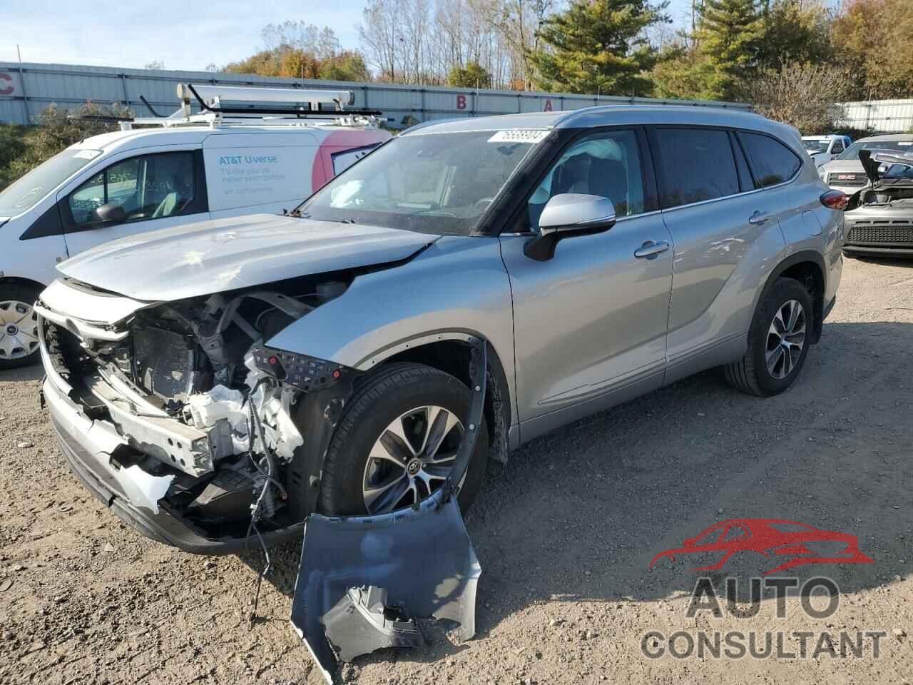 TOYOTA HIGHLANDER 2021 - 5TDGZRBH3MS543163