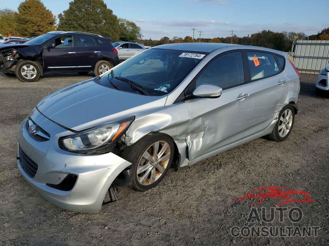 HYUNDAI ACCENT 2013 - KMHCU5AE6DU138578