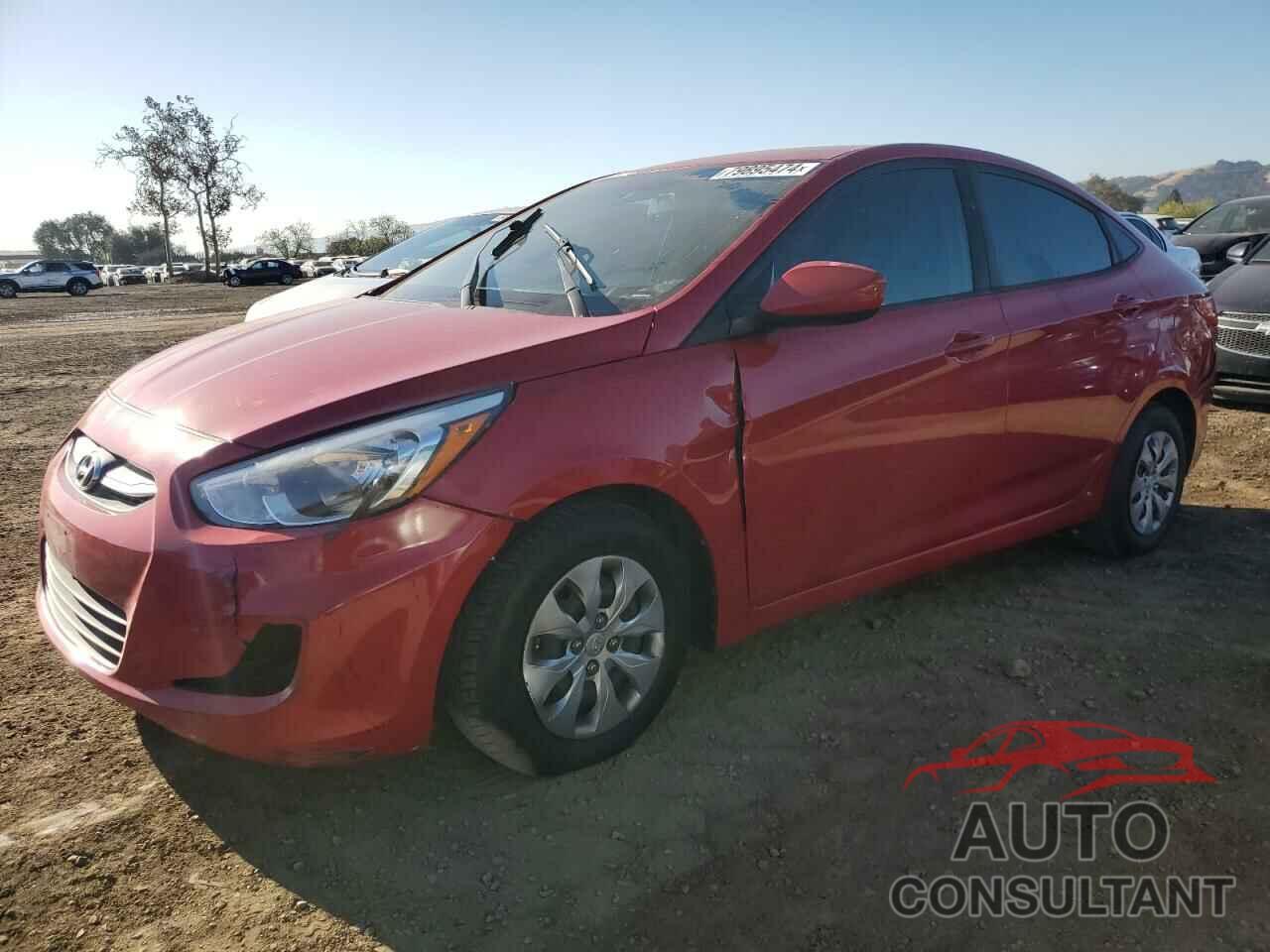 HYUNDAI ACCENT 2017 - KMHCT4AE4HU170075