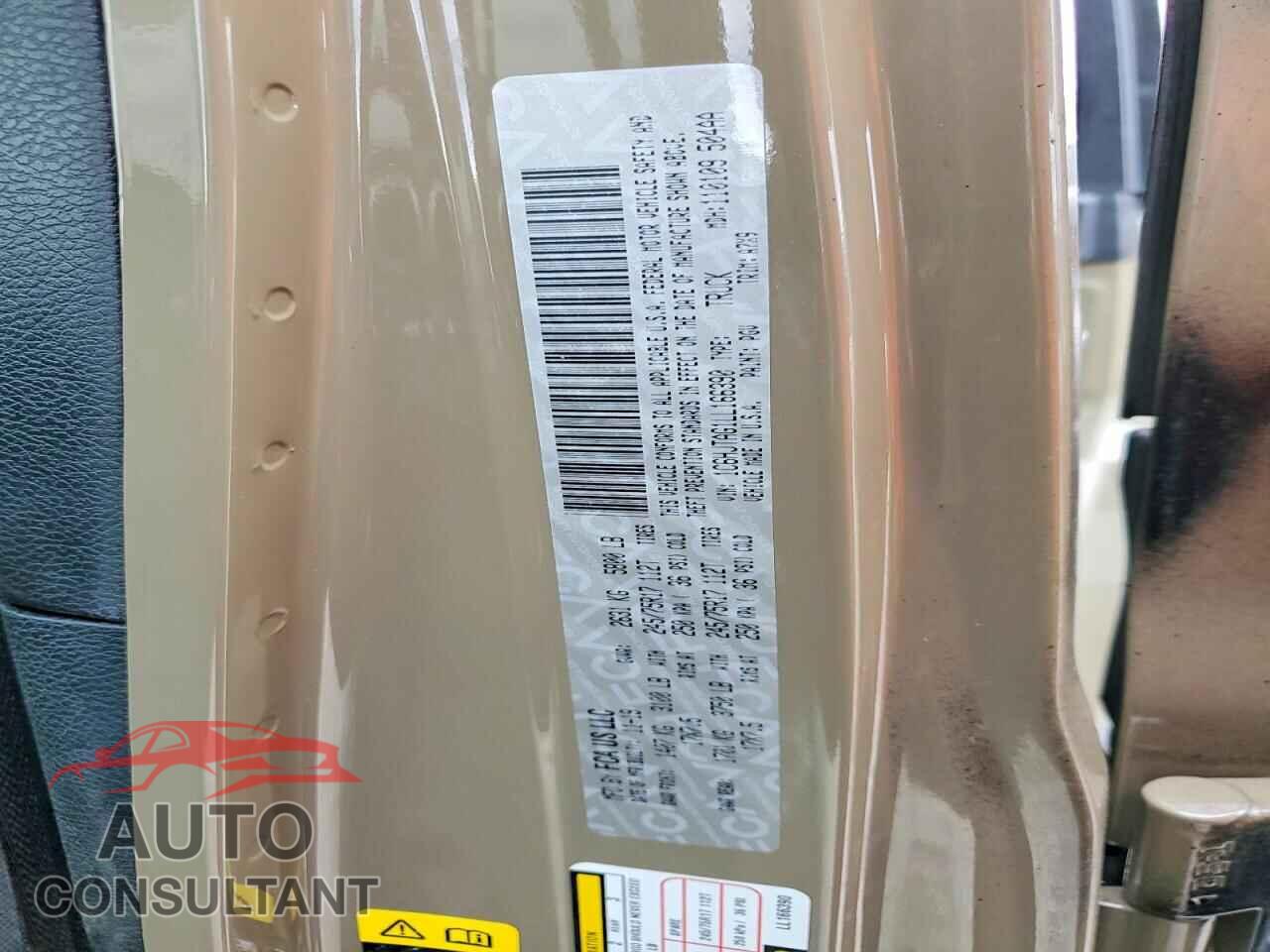 JEEP GLADIATOR 2020 - 1C6HJTAG1LL166390