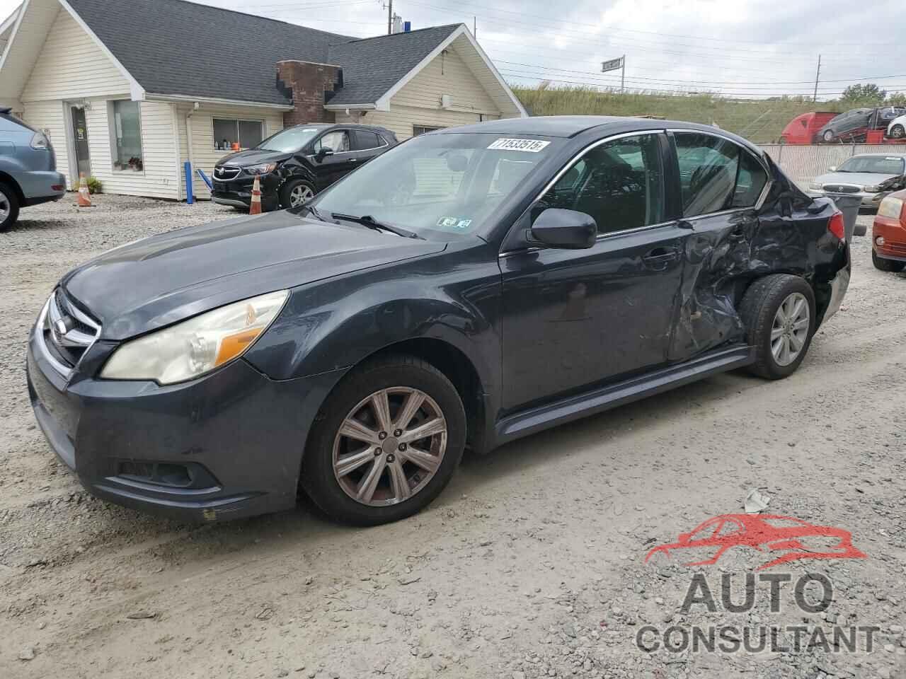 SUBARU LEGACY 2012 - 4S3BMBA64C3024154