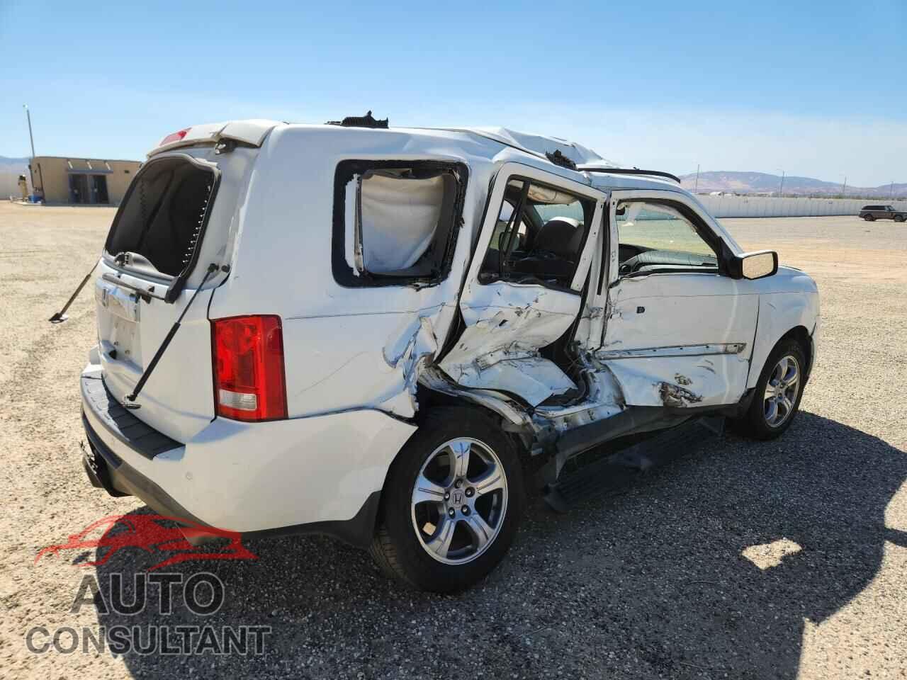 HONDA PILOT 2012 - 5FNYF3H75CB030640
