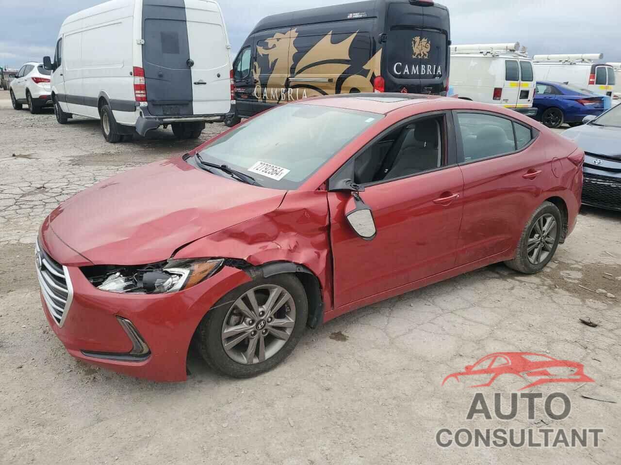 HYUNDAI ELANTRA 2018 - 5NPD84LF3JH284942