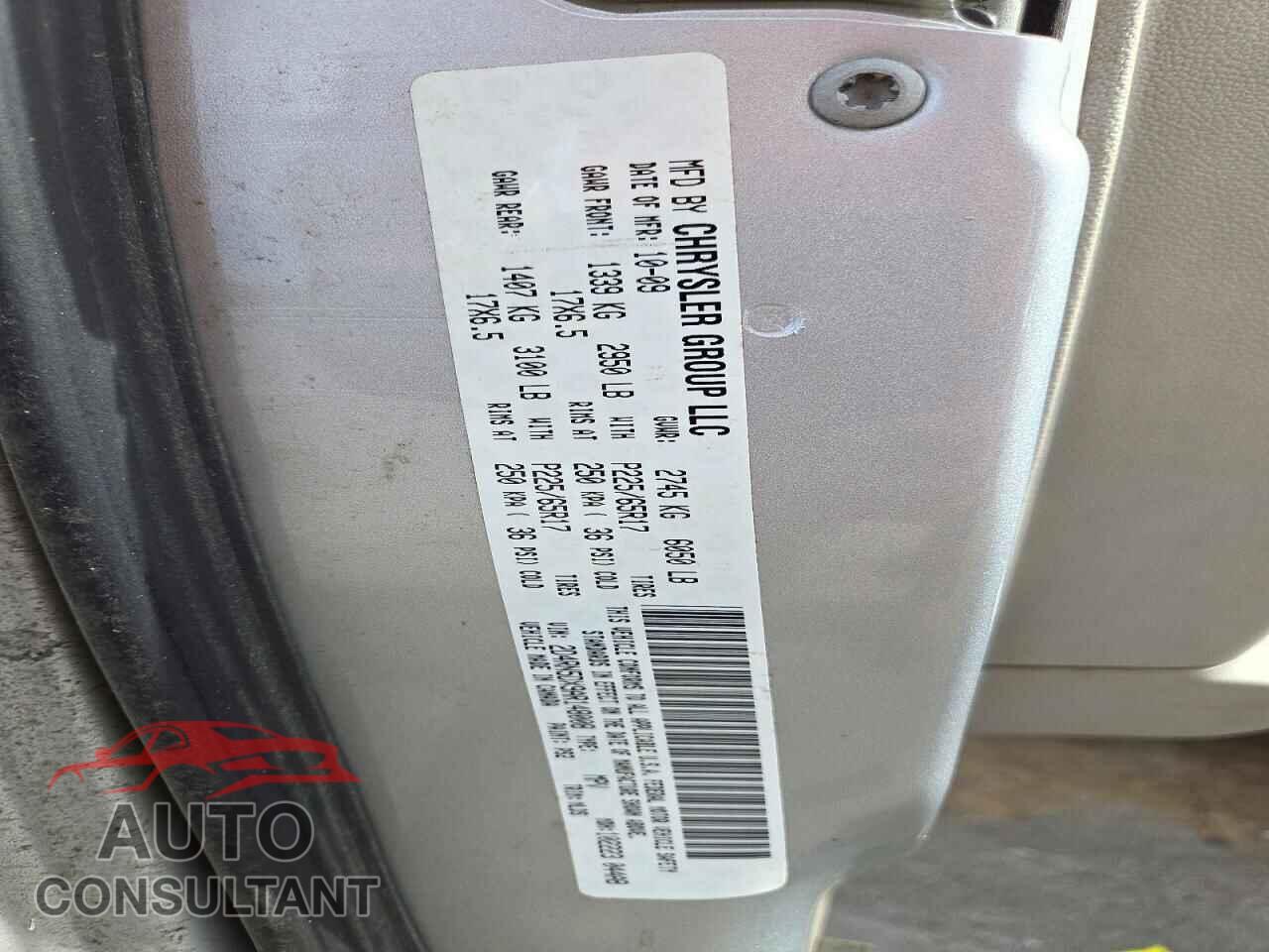 DODGE CARAVAN 2010 - 2D4RN5DX9AR148008