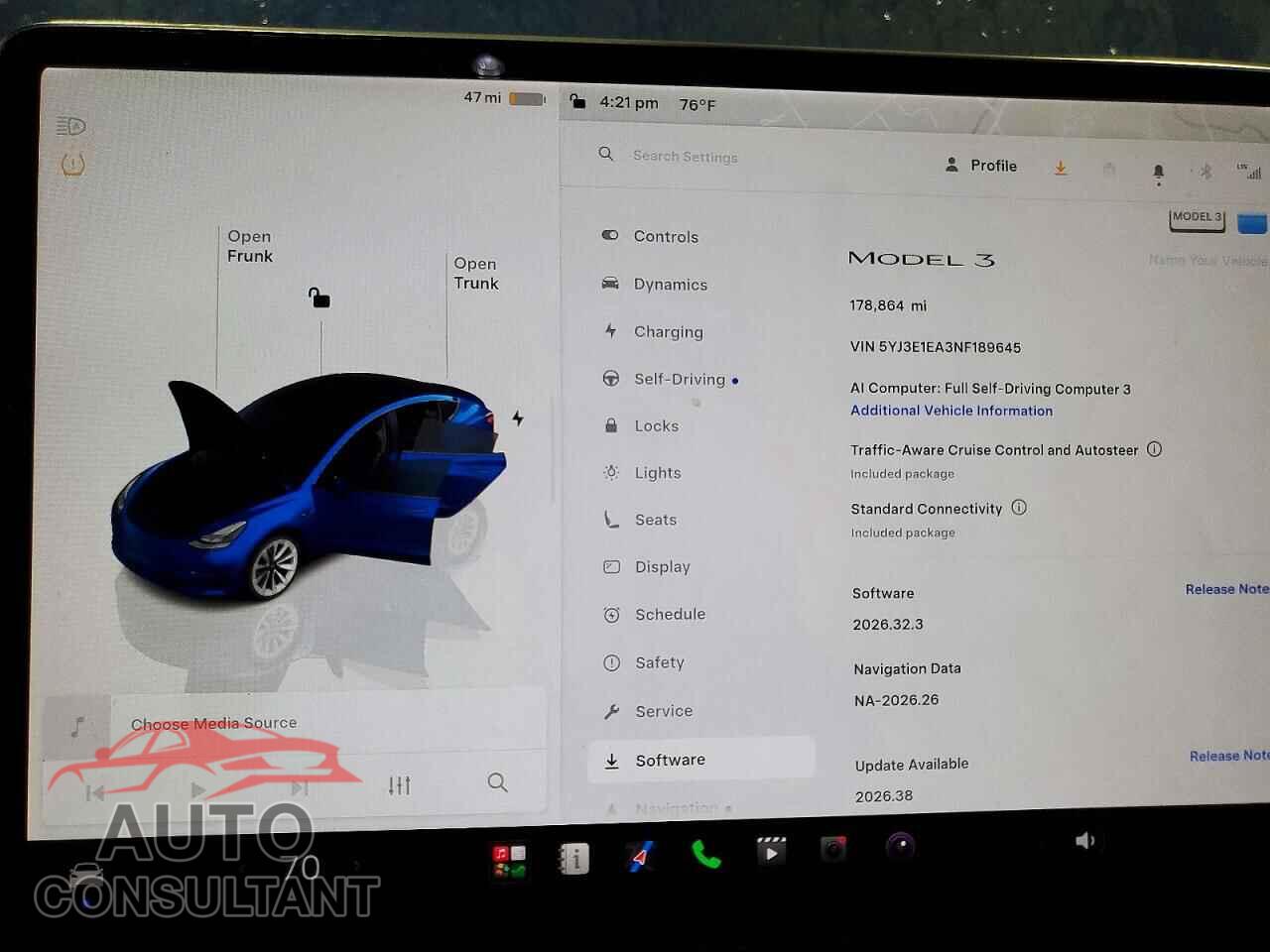 TESLA MODEL 3 2022 - 5YJ3E1EA3NF189645