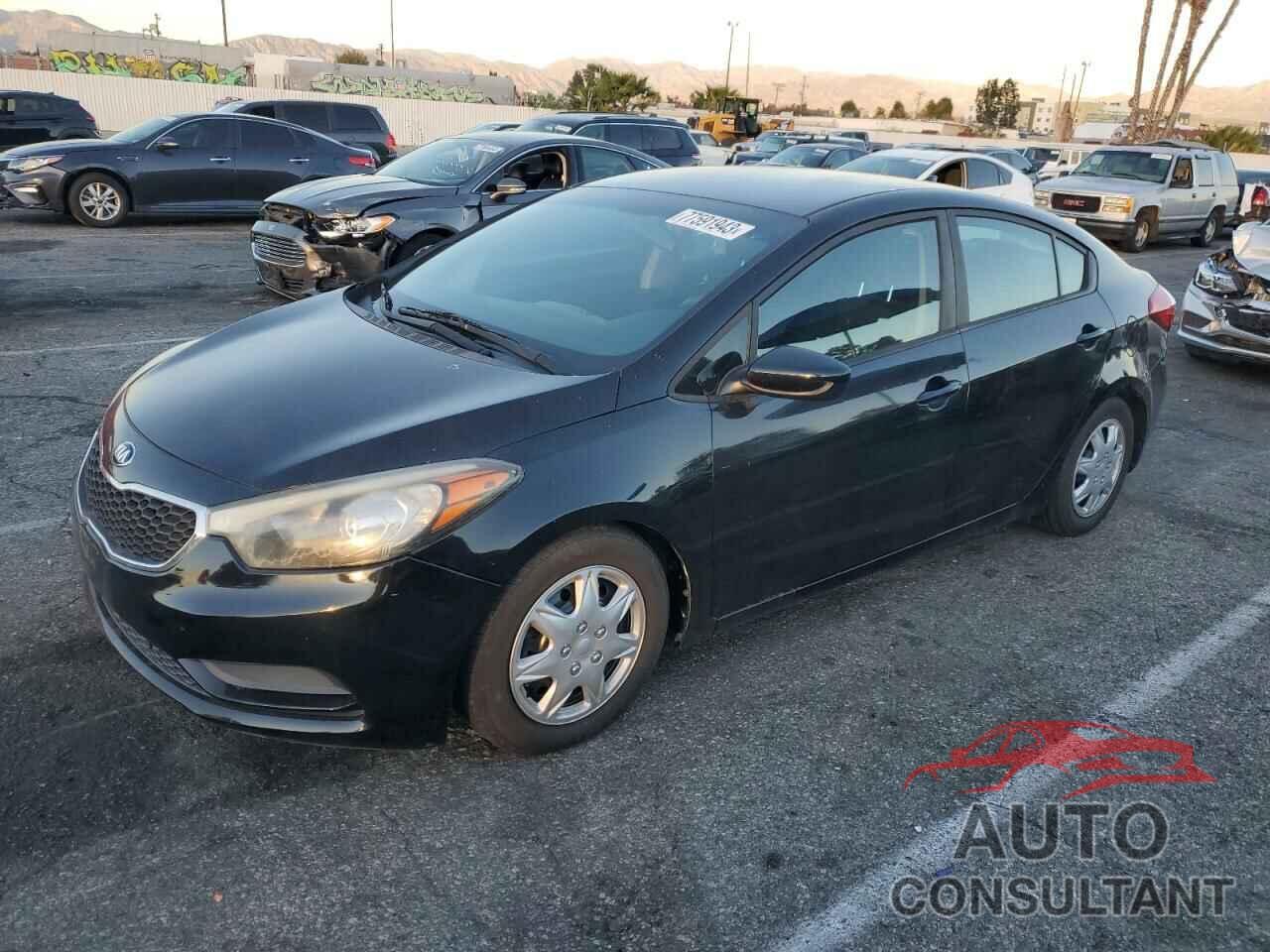 KIA FORTE 2016 - KNAFK4A65G5551128