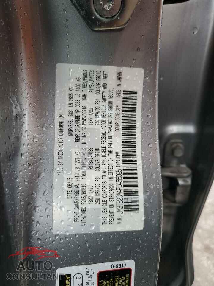 MAZDA CX-9 2015 - JM3TB2CA4F0465095