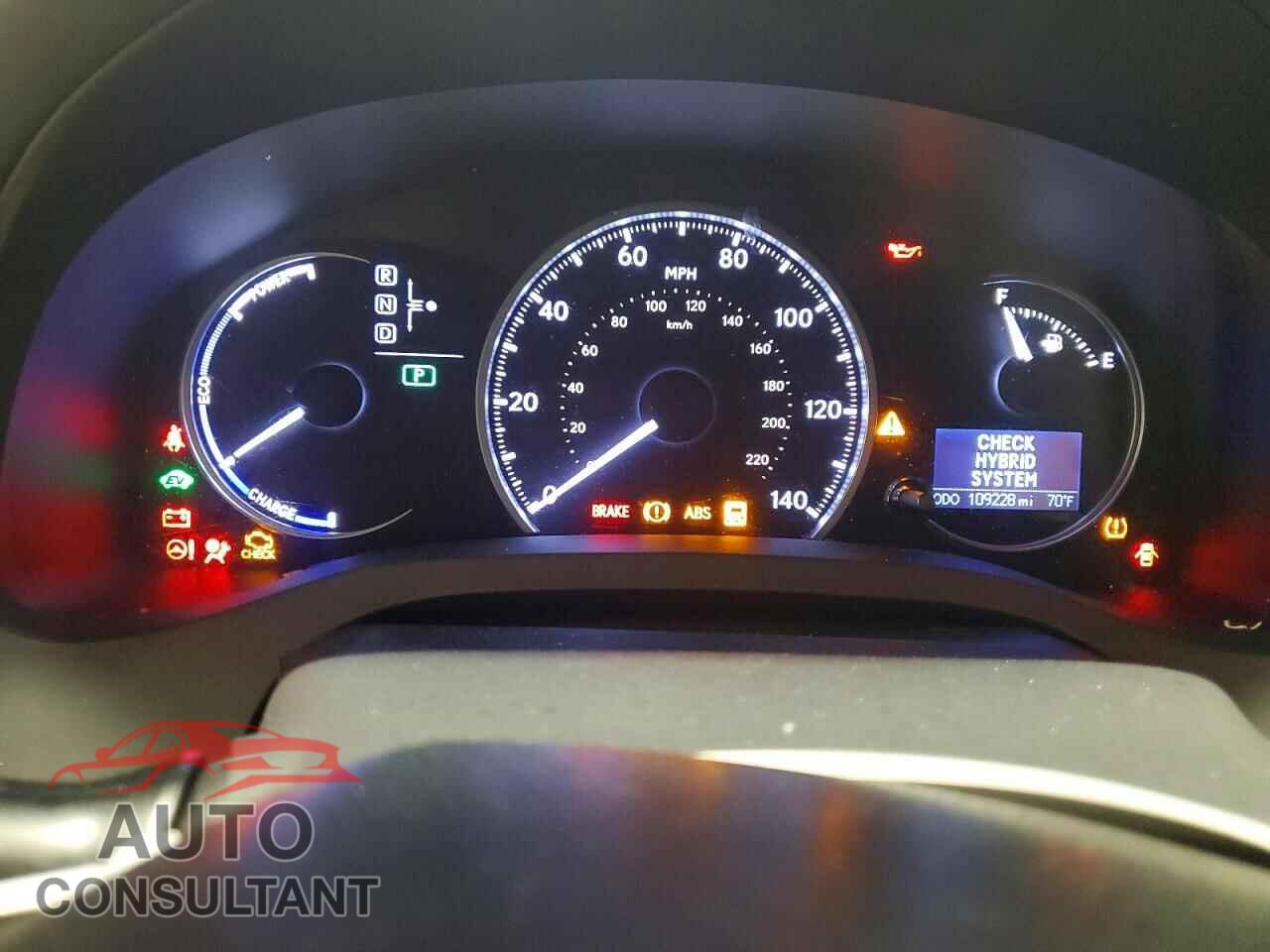 LEXUS CT 200 2011 - JTHKD5BH4B2011232