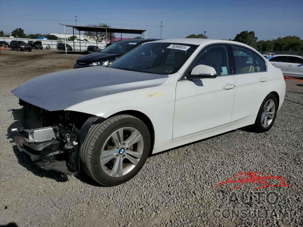 BMW 3 SERIES 2017 - WBA8B9G54HNU49471