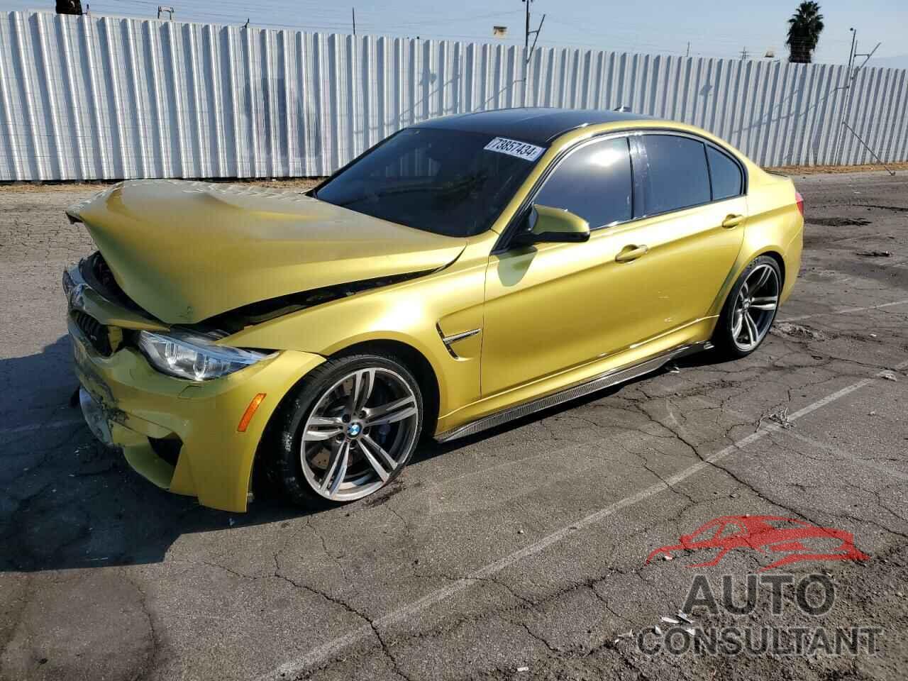 BMW M3 2017 - WBS8M9C34H5G85776