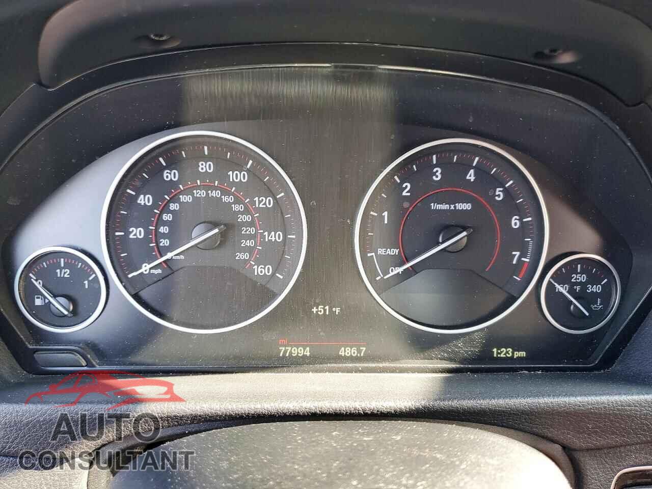 BMW 3 SERIES 2016 - WBA8E3G58GNU03600