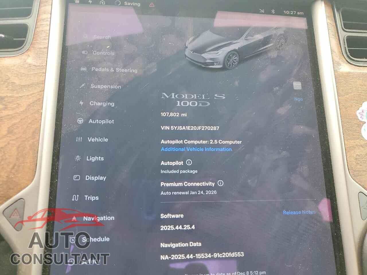 TESLA MODEL S 2018 - 5YJSA1E20JF270287