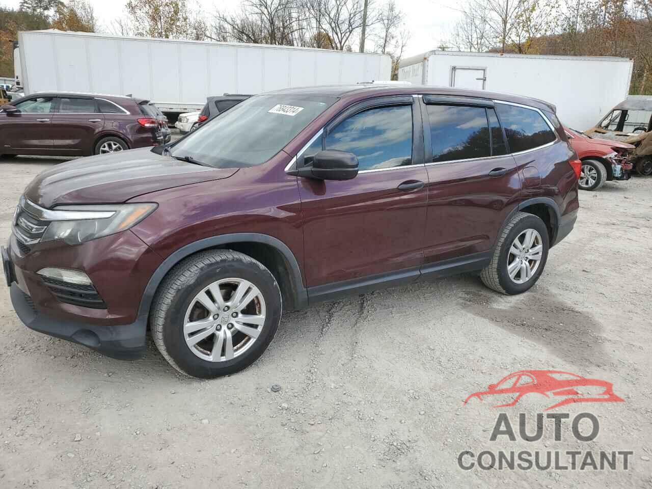 HONDA PILOT 2016 - 5FNYF6H14GB099578