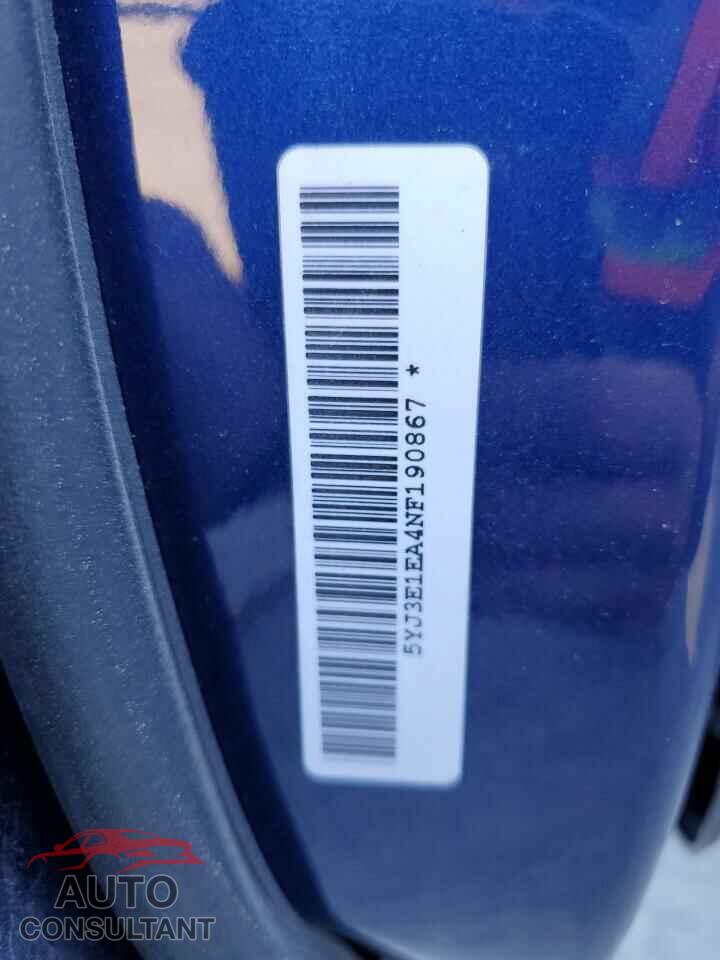 TESLA MODEL 3 2022 - 5YJ3E1EA4NF190867