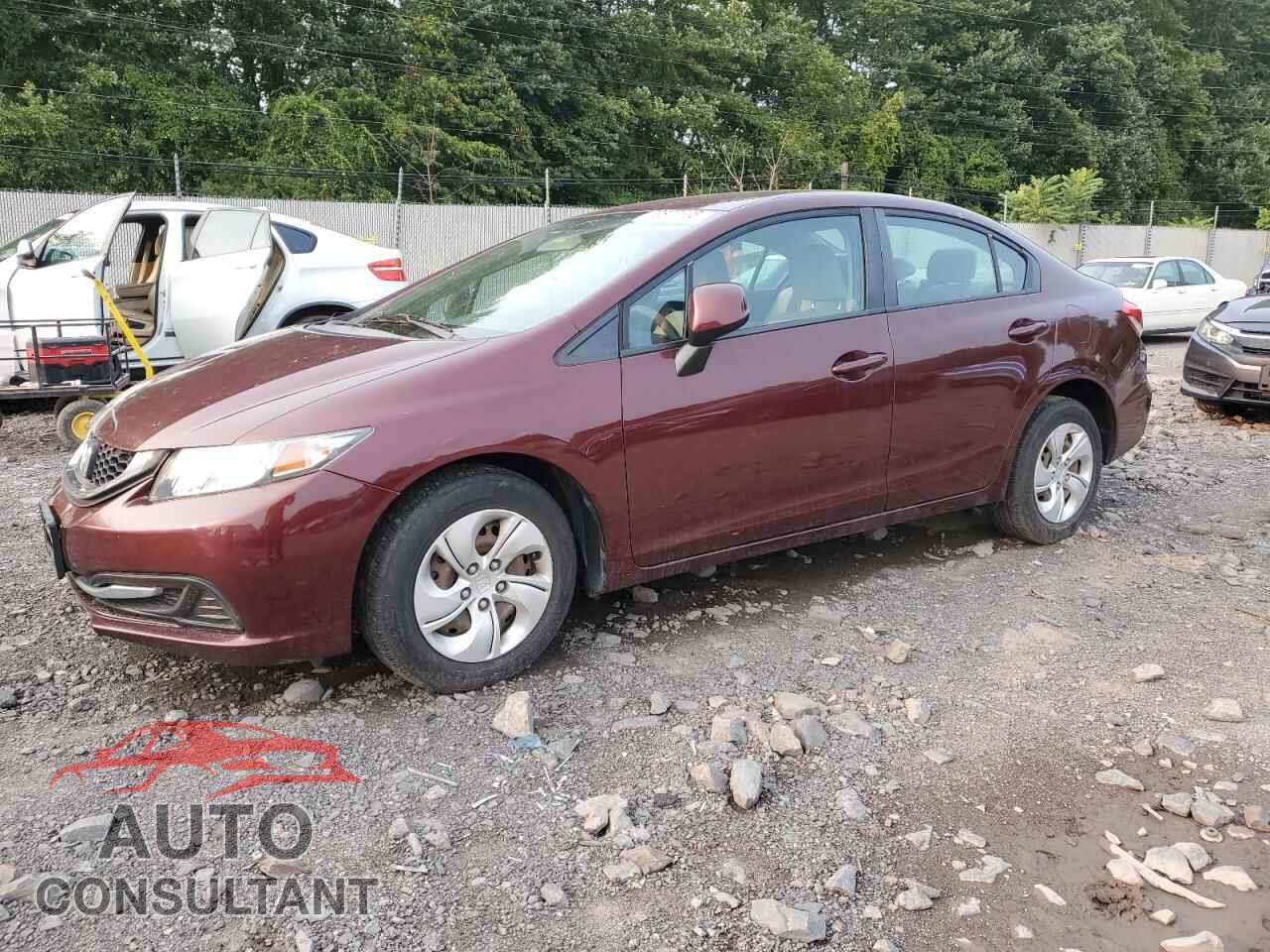 HONDA CIVIC 2013 - 19XFB2F56DE266381