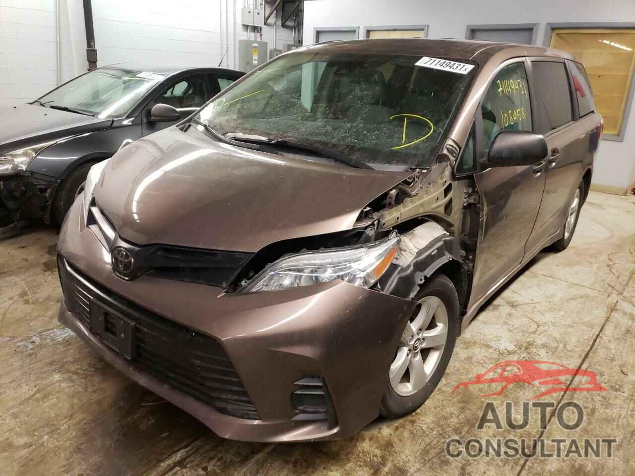 TOYOTA SIENNA 2019 - 5TDZZ3DC7KS987439