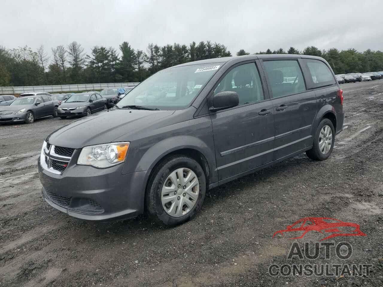 DODGE CARAVAN 2016 - 2C4RDGBG8GR236314