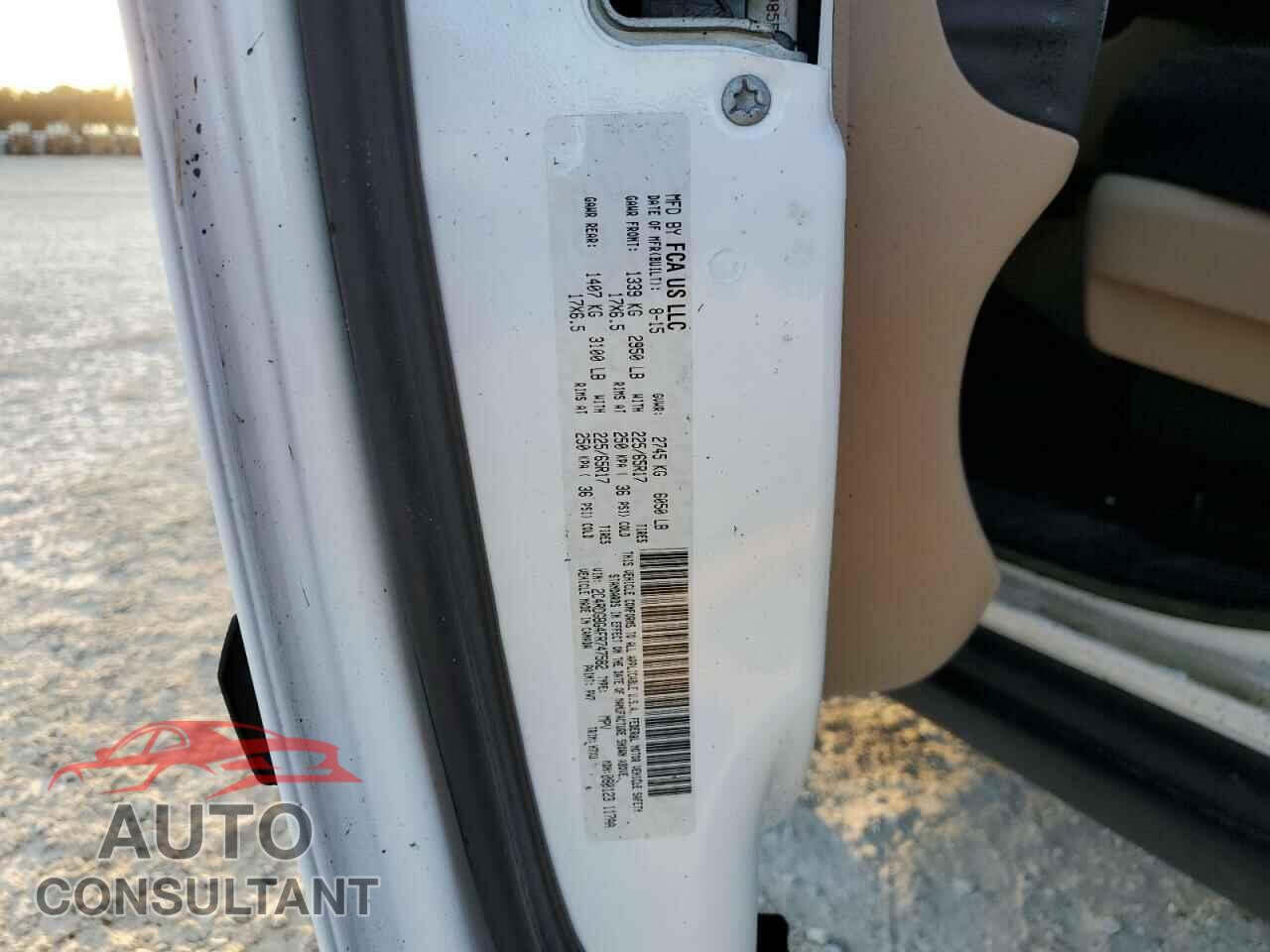 DODGE CARAVAN 2015 - 2C4RDGBG4FR747582