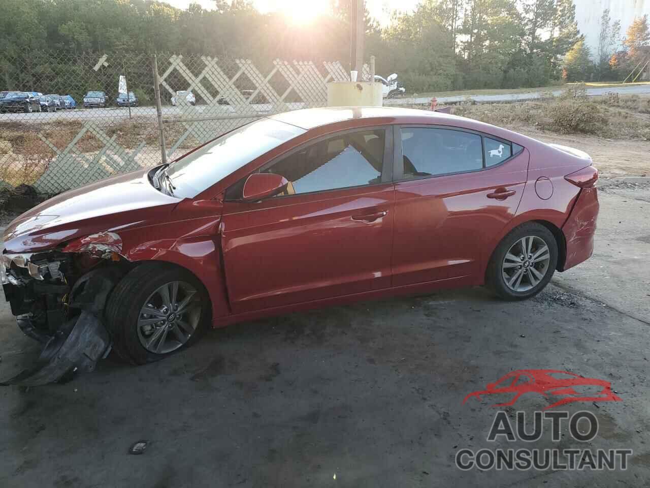 HYUNDAI ELANTRA 2018 - KMHD84LF0JU471864