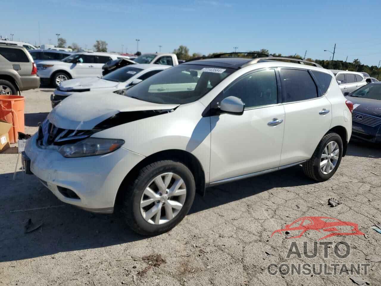 NISSAN MURANO 2012 - JN8AZ1MW8CW233113