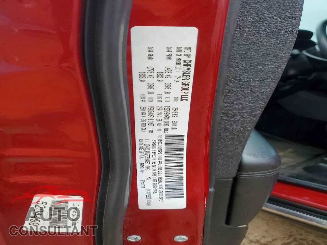 DODGE DURANGO 2014 - 1C4RDJAG5EC594197