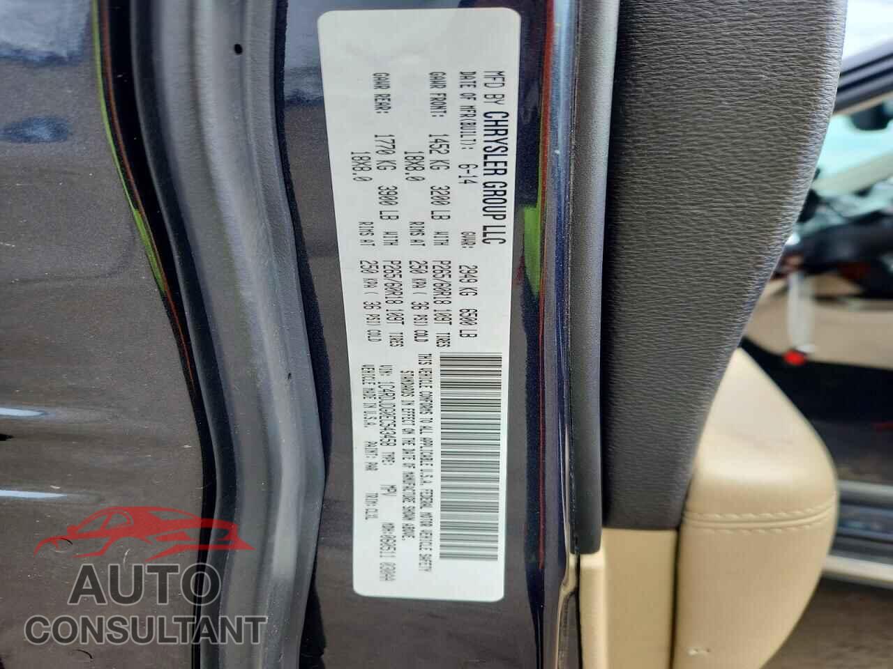 DODGE DURANGO 2014 - 1C4RDJDG0EC543458