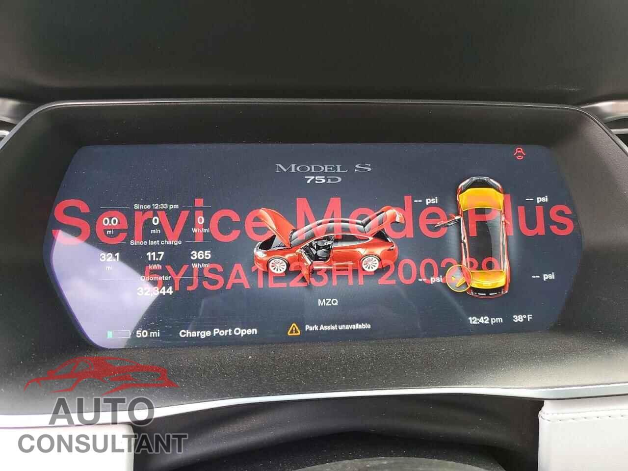 TESLA MODEL S 2017 - 5YJSA1E23HF200289