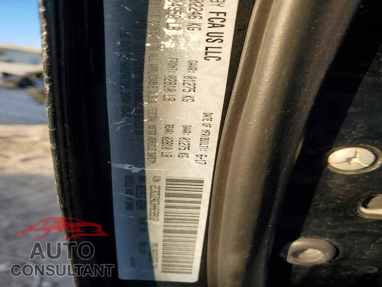 DODGE CHALLENGER 2017 - 2C3CDZAG3HH658912
