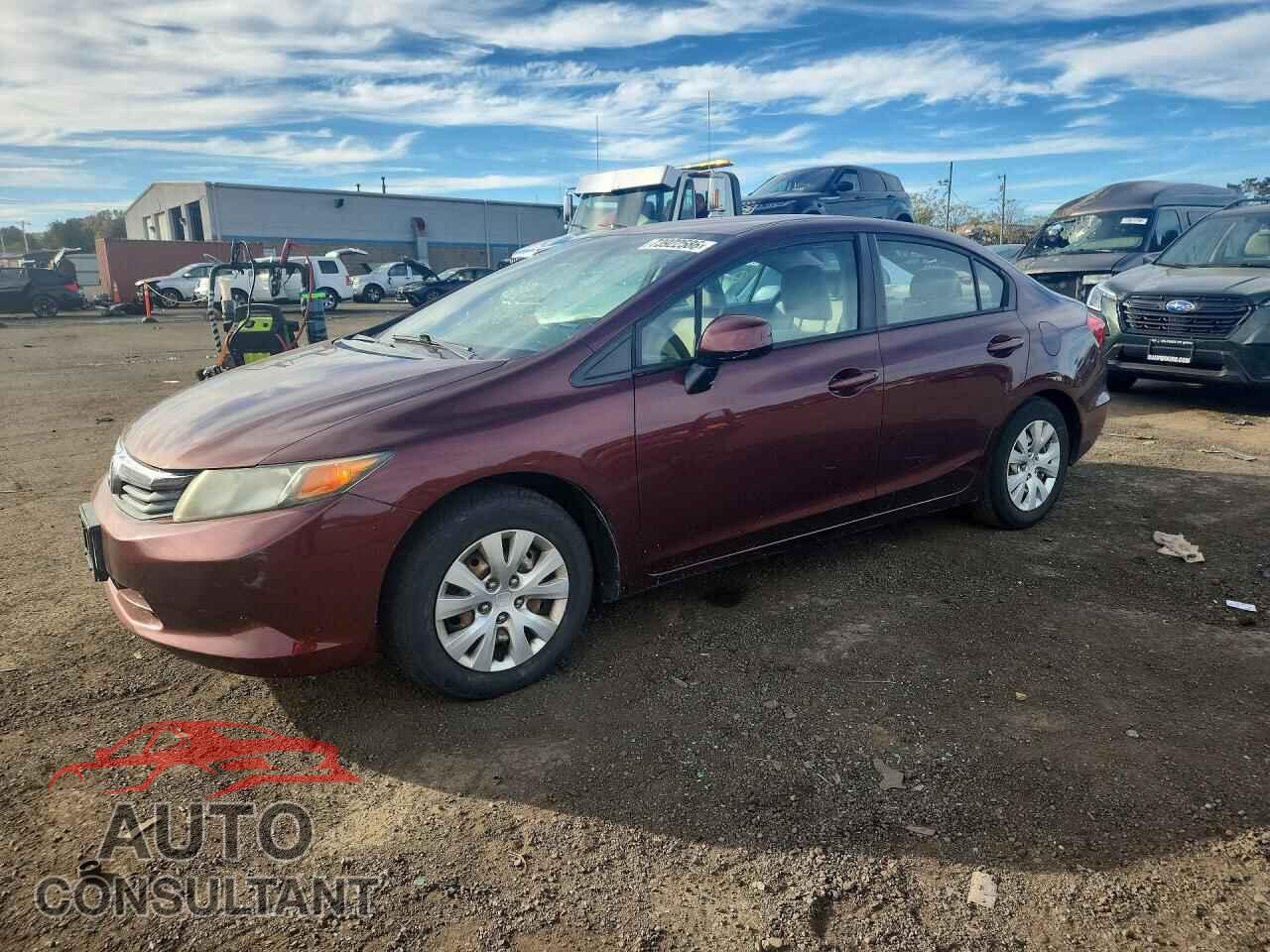 HONDA CIVIC 2012 - 19XFB2E58CE058972