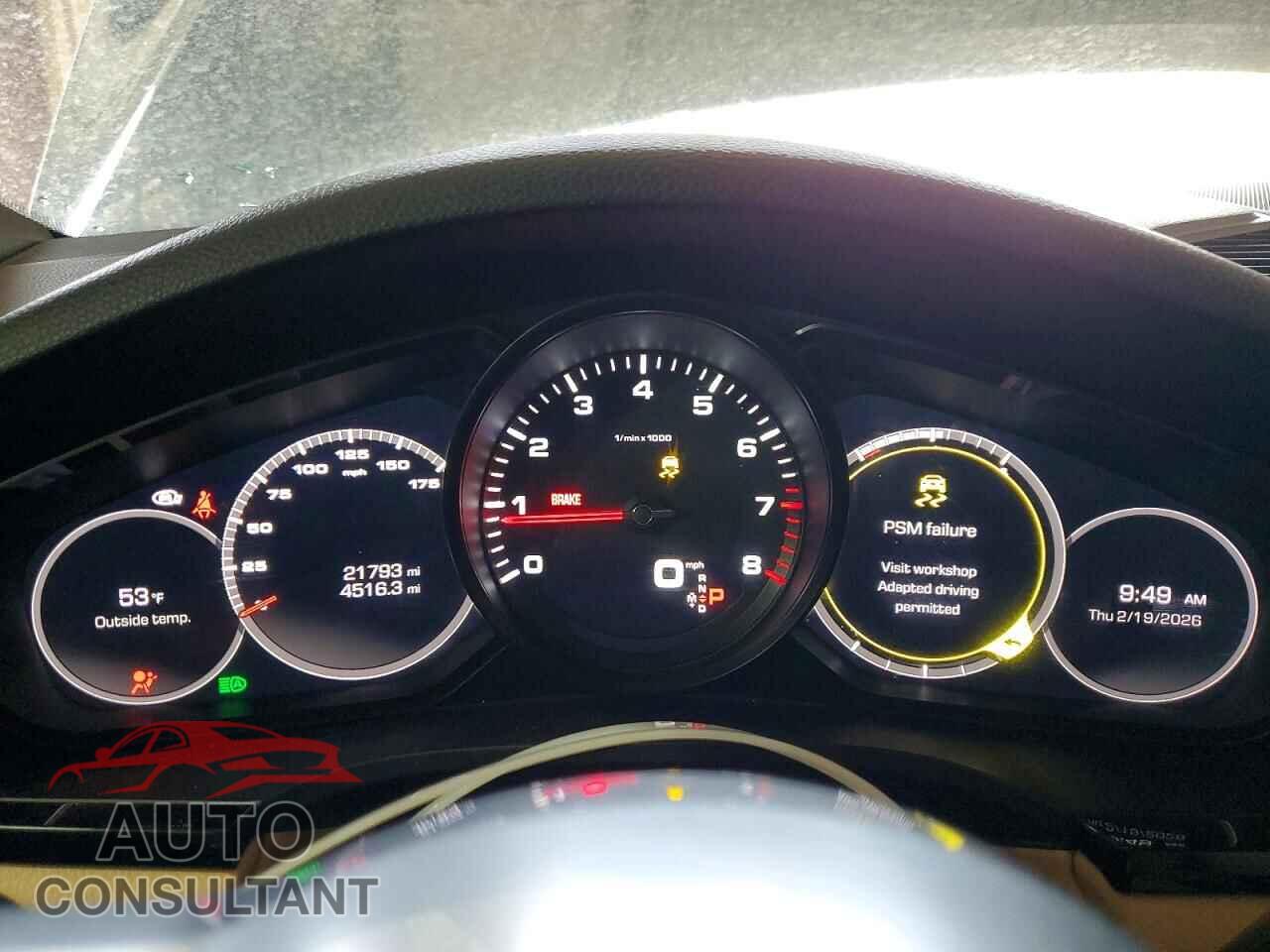 PORSCHE CAYENNE 2020 - WP1AA2AY5LDA01089
