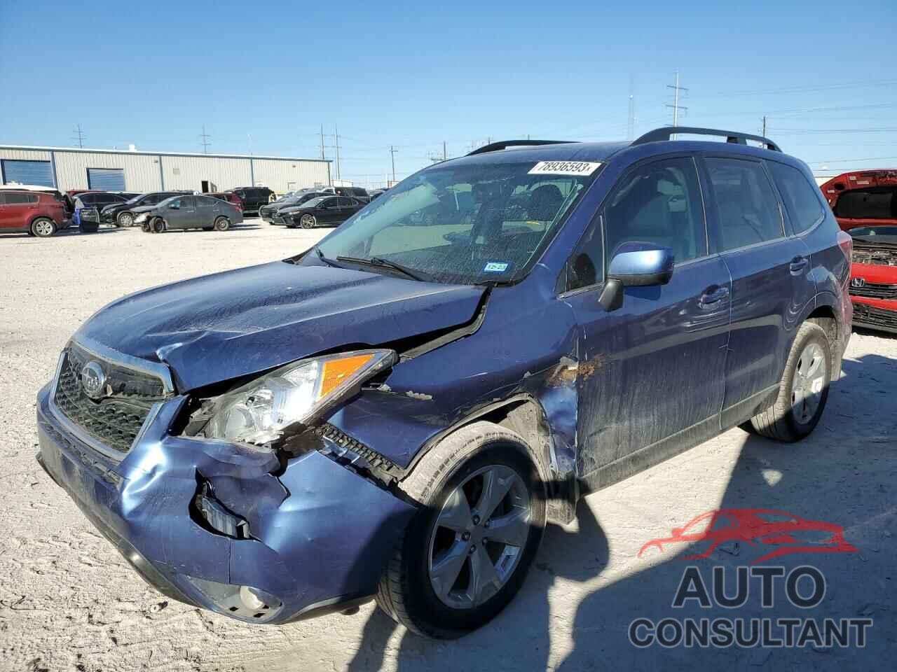 SUBARU FORESTER 2016 - JF2SJAHCXGH482127