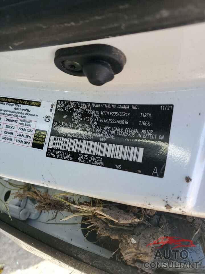LEXUS RX350 2022 - 2T2HZMDA1NC322741