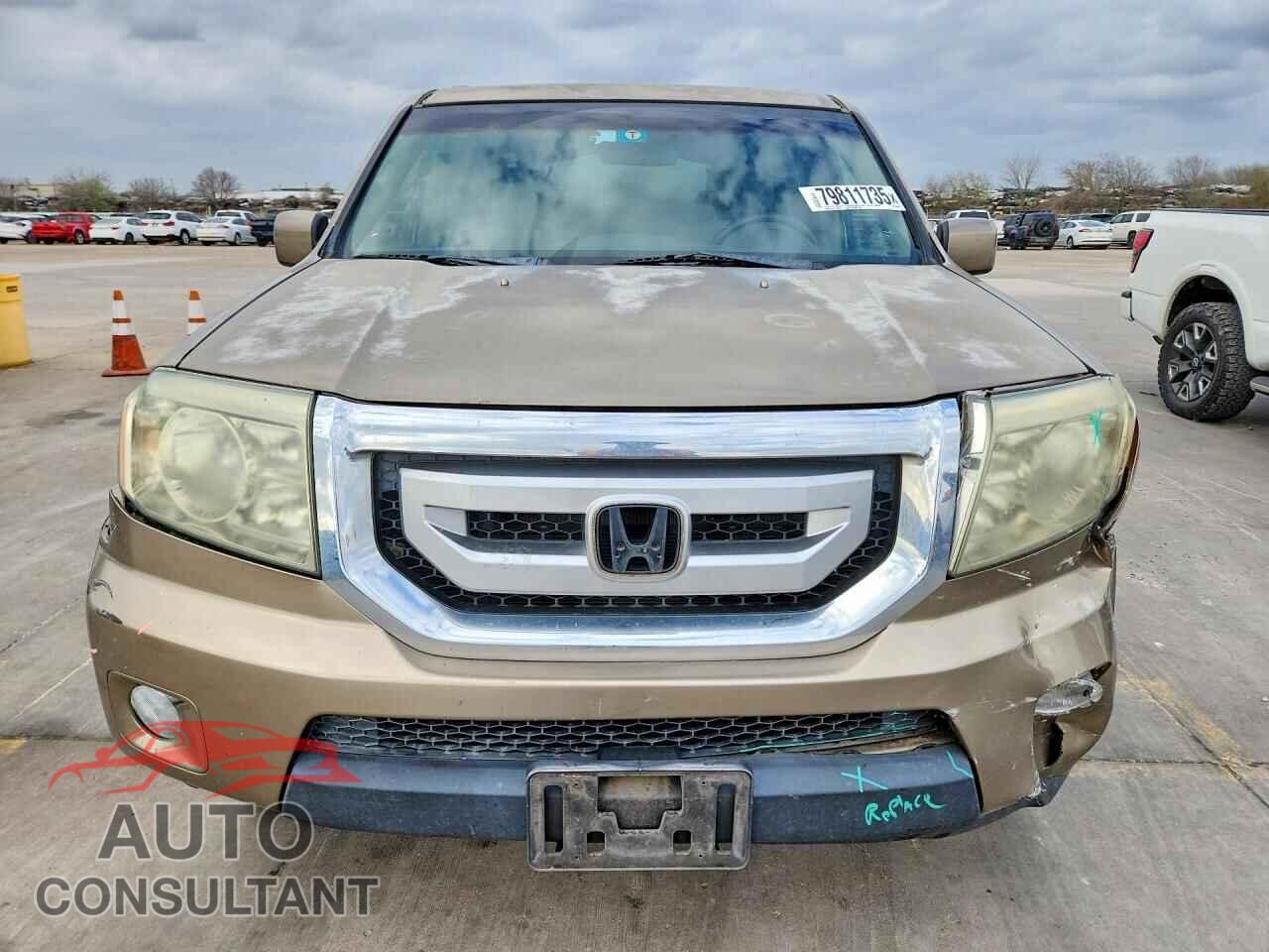 HONDA PILOT 2009 - 5FNYF38499B013306