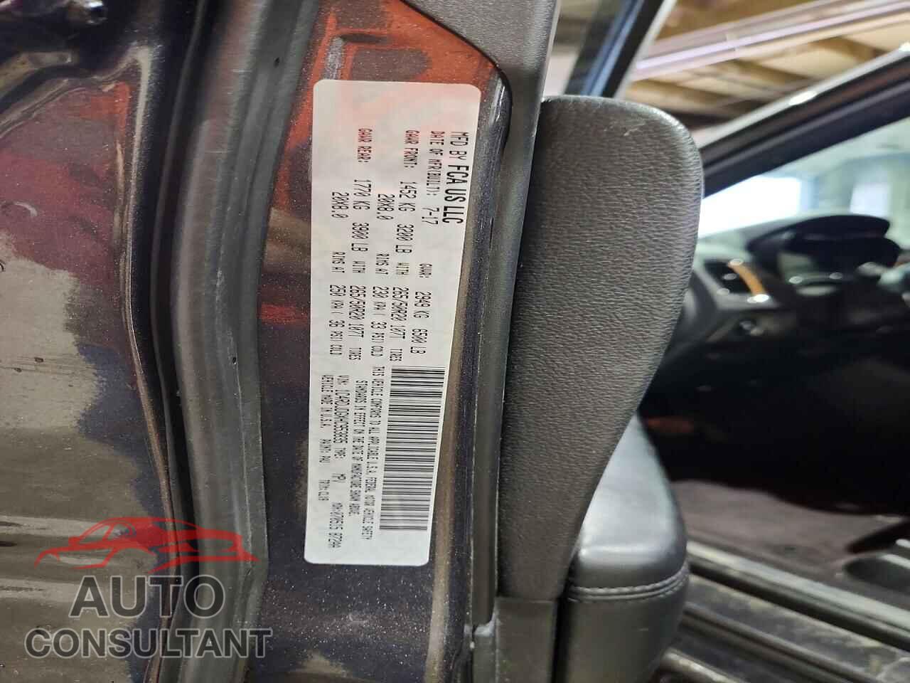 DODGE DURANGO 2017 - 1C4RDJDGXHC953835
