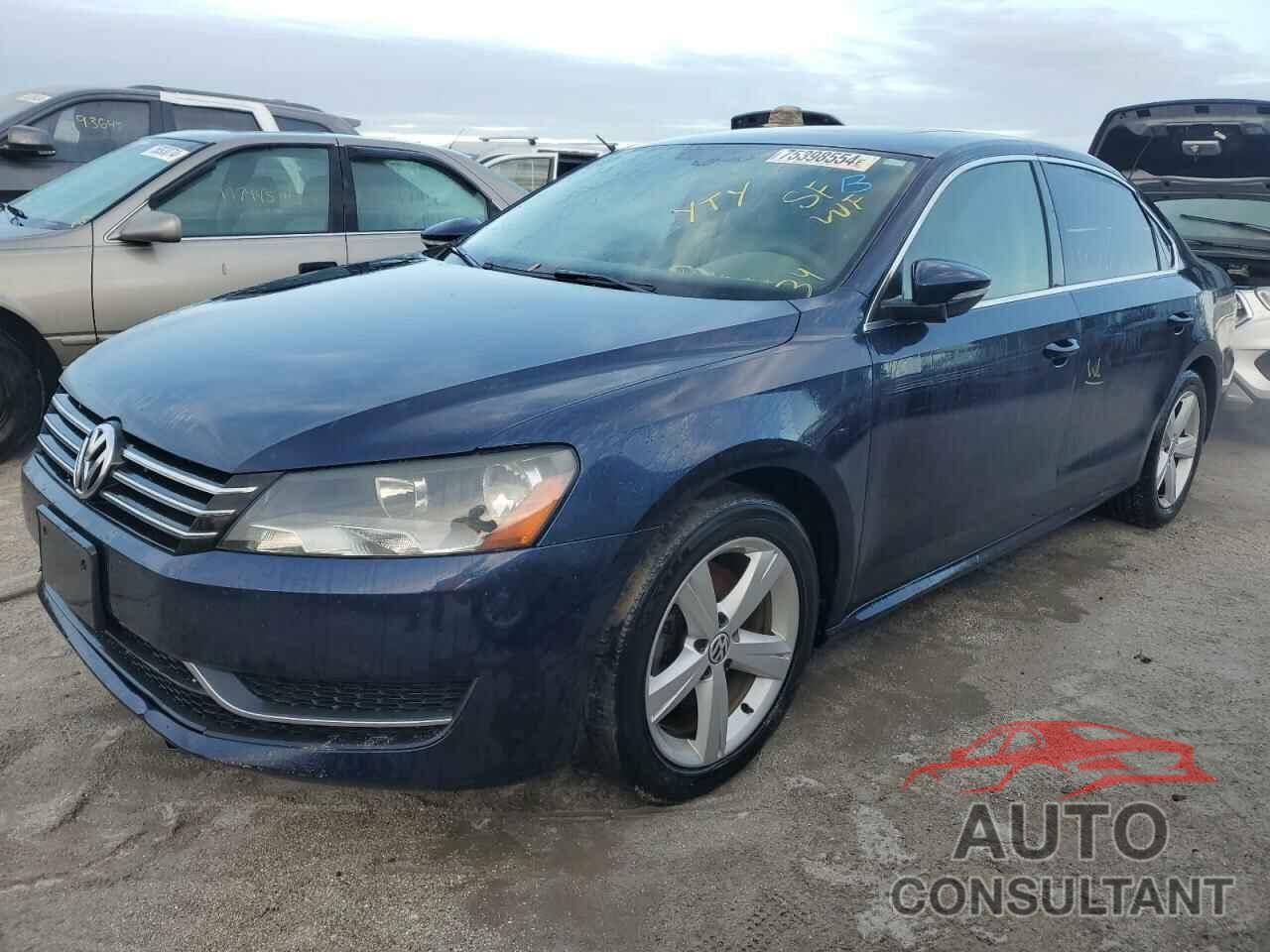 VOLKSWAGEN PASSAT 2012 - 1VWBH7A3XCC013812