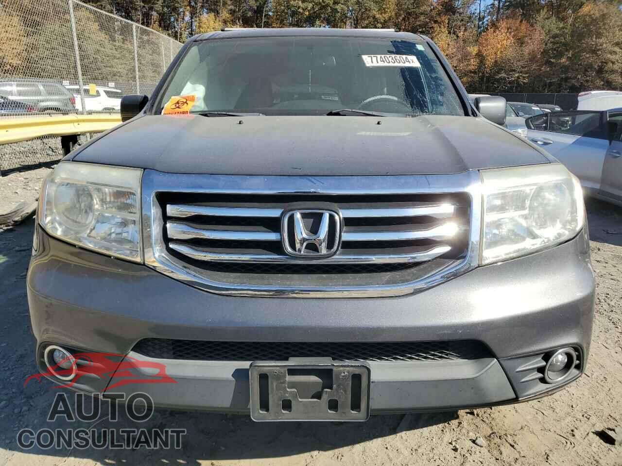 HONDA PILOT 2013 - 5FNYF4H54DB047063