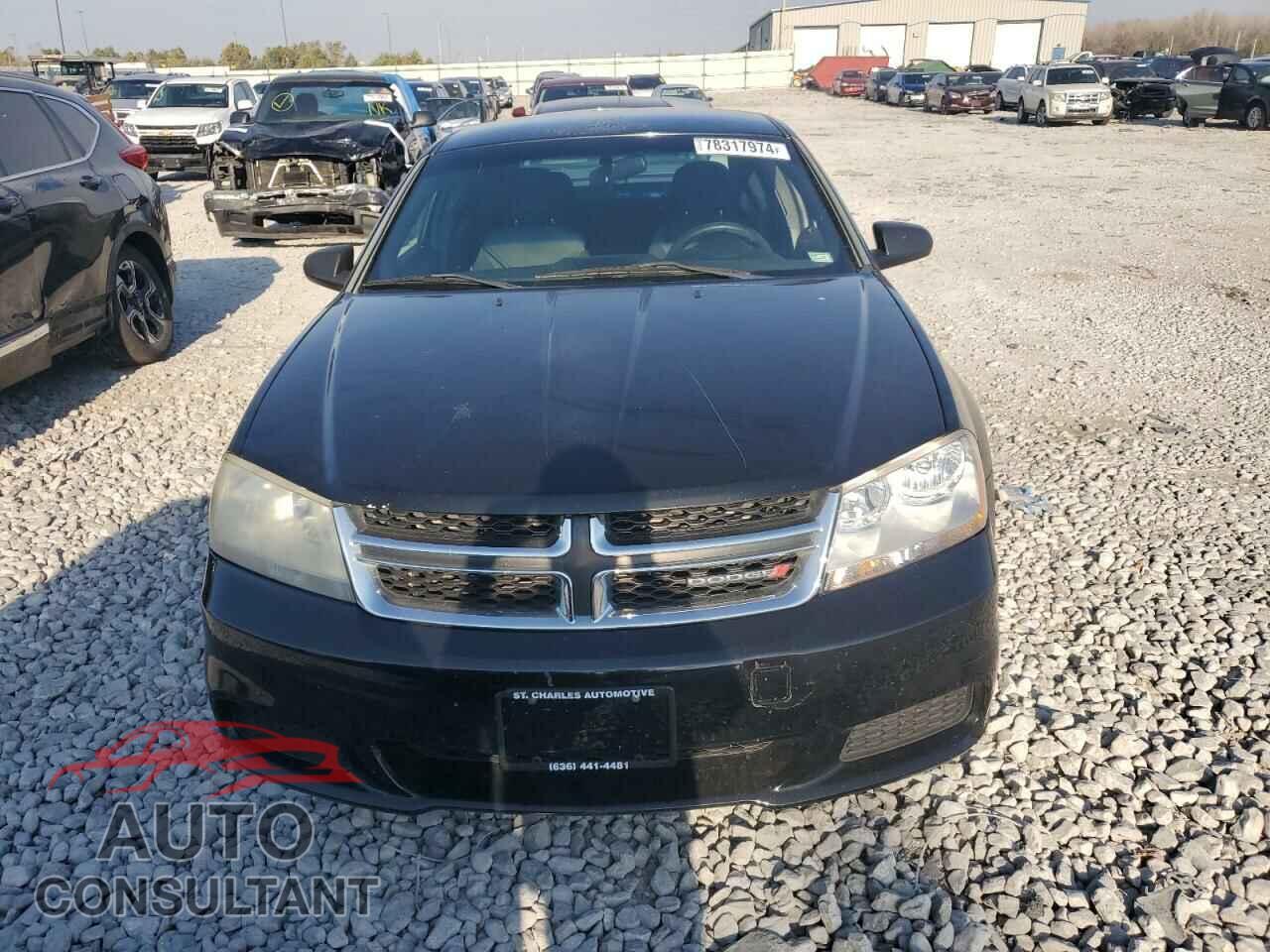 DODGE AVENGER 2012 - 1C3CDZAB9CN220304
