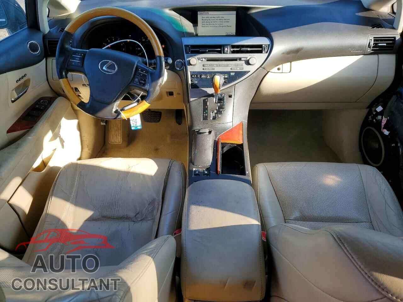 LEXUS RX350 2012 - 2T2BK1BA0CC142174
