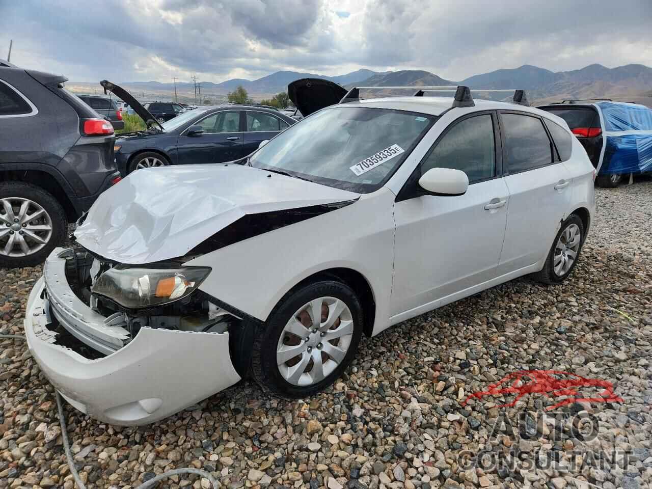 SUBARU IMPREZA 2009 - JF1GH61629H812529