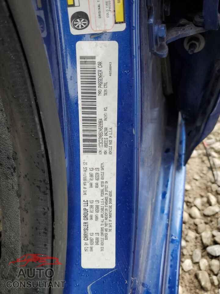 DODGE AVENGER 2013 - 1C3CDZAB5DN529964