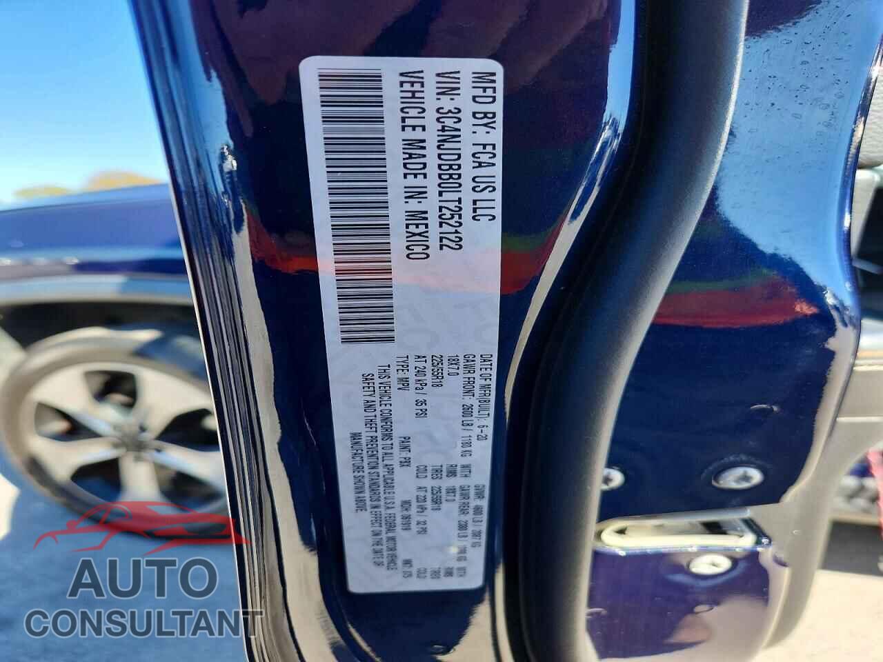 JEEP COMPASS 2020 - 3C4NJDBB0LT252122