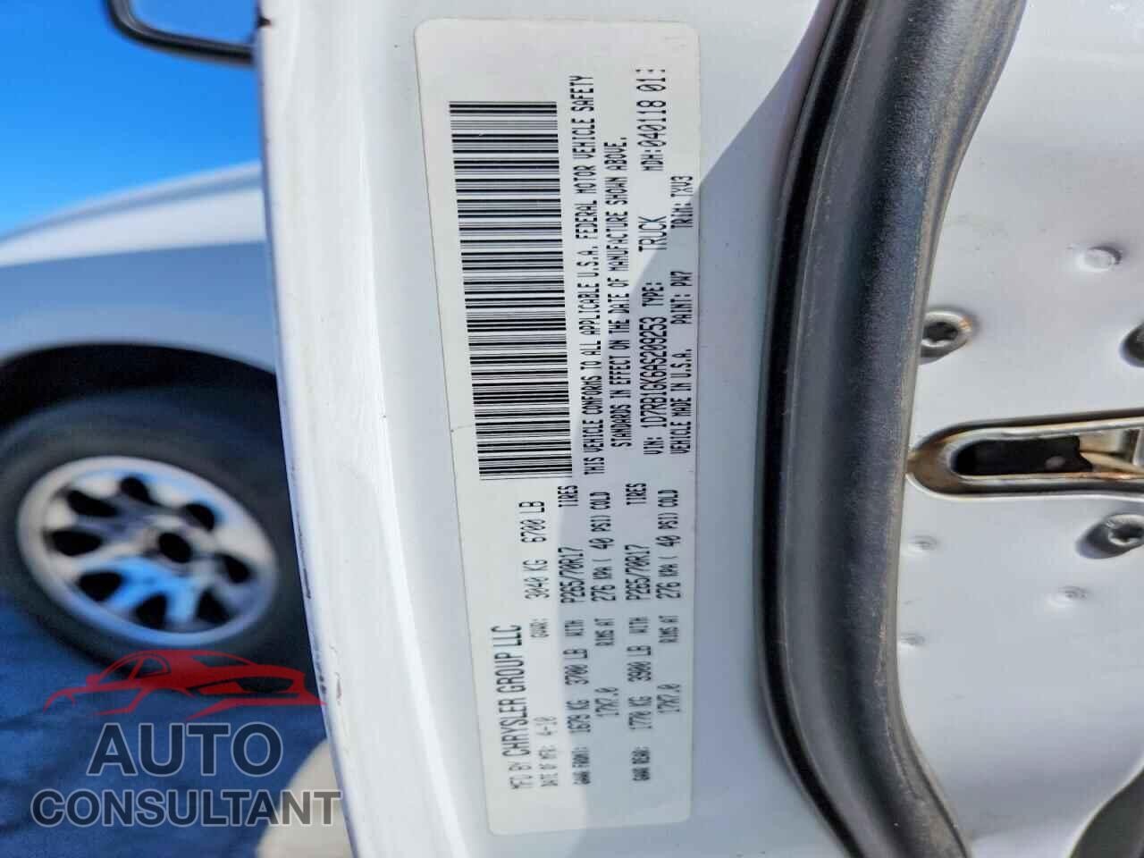 DODGE RAM 1500 2010 - 1D7RB1GK6AS209253