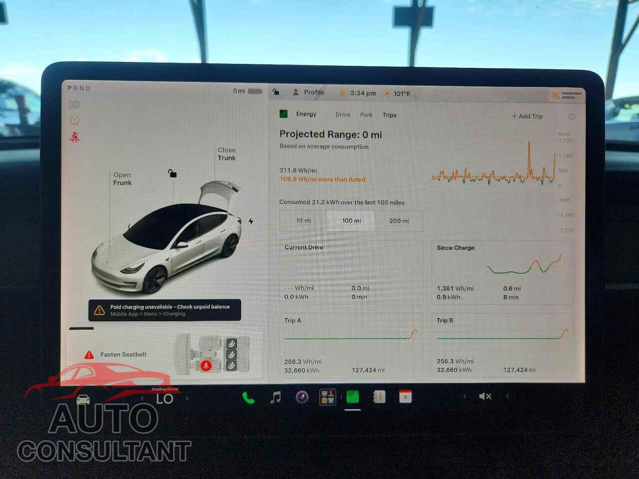 TESLA MODEL 3 2021 - 5YJ3E1EA4MF871853