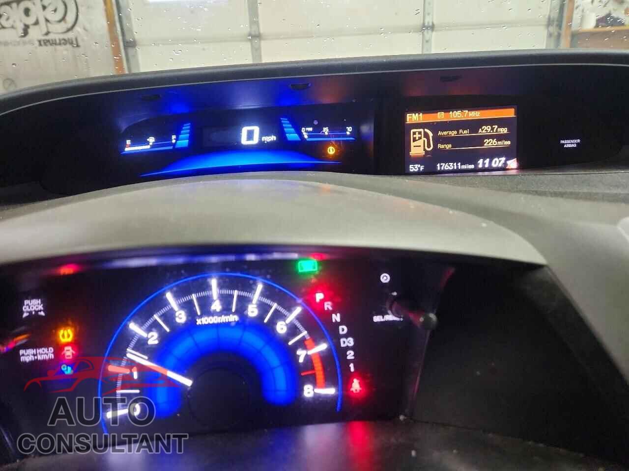 HONDA CIVIC 2012 - 19XFB2F87CE020044