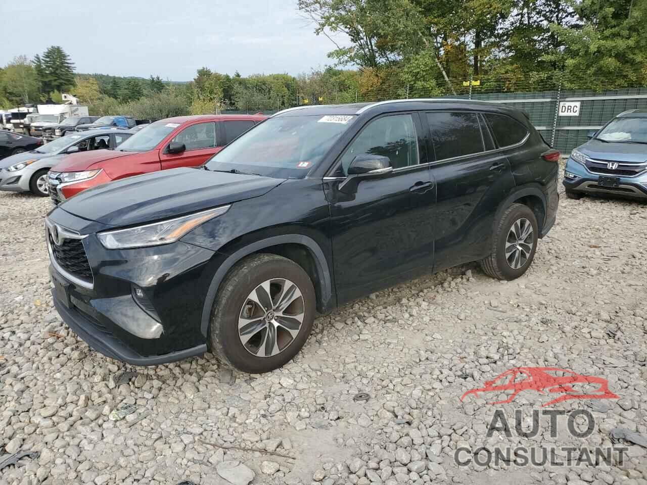 TOYOTA HIGHLANDER 2021 - 5TDGZRAHXMS041350