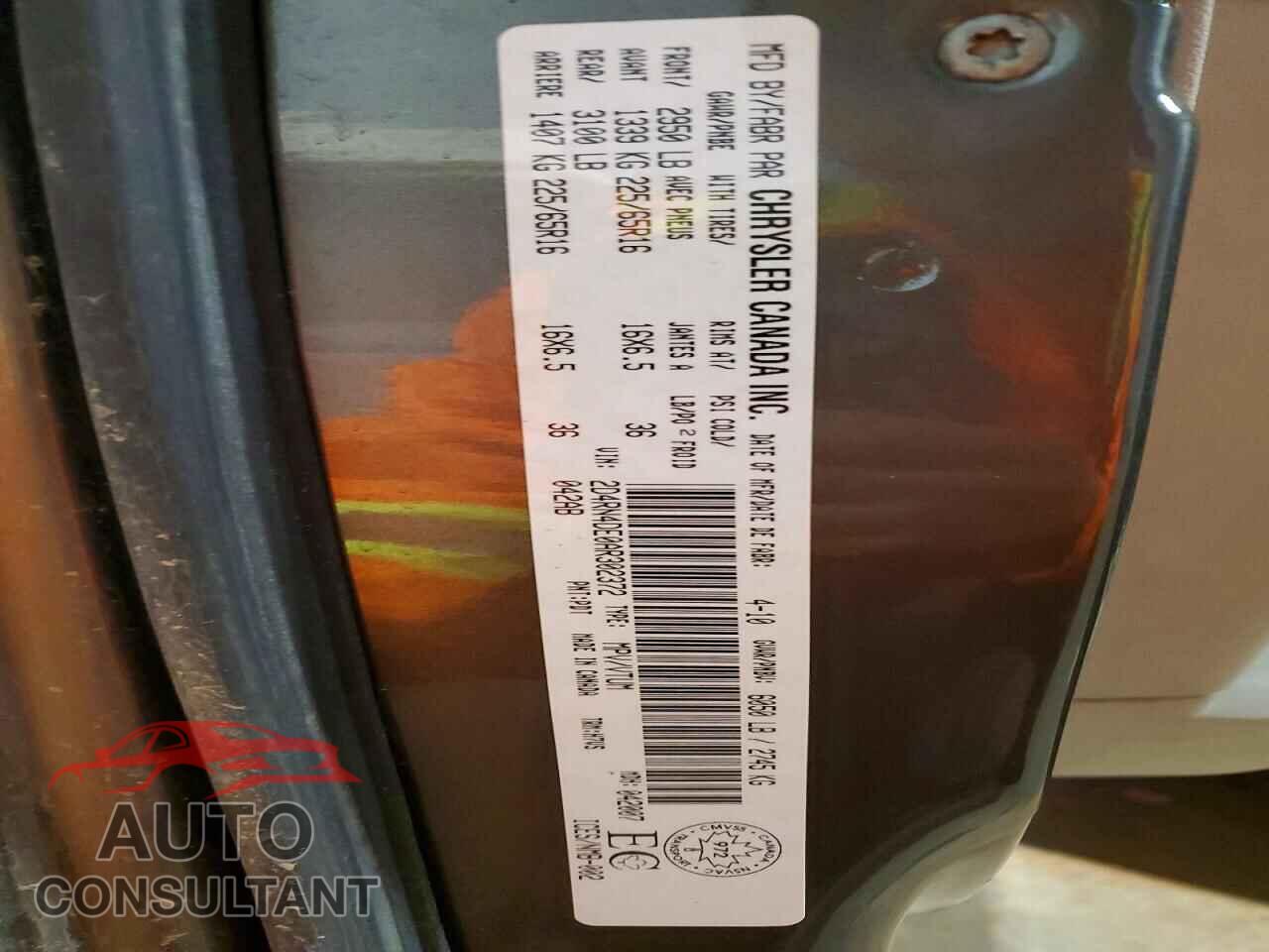 DODGE CARAVAN 2010 - 2D4RN4DE0AR302372