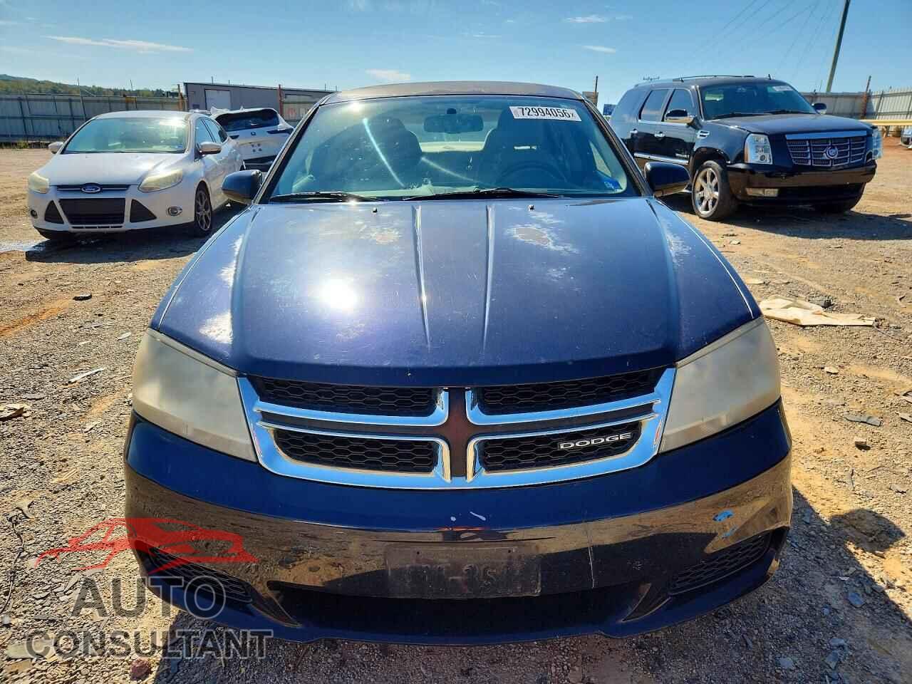 DODGE AVENGER 2011 - 1B3BD1FB7BN579538