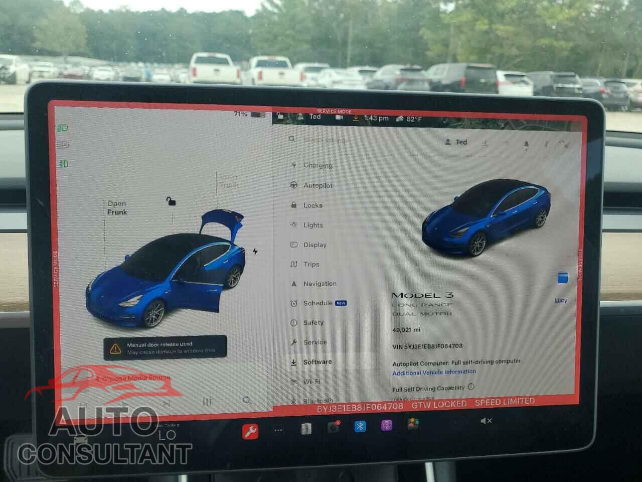 TESLA MODEL 3 2018 - 5YJ3E1EB8JF064708
